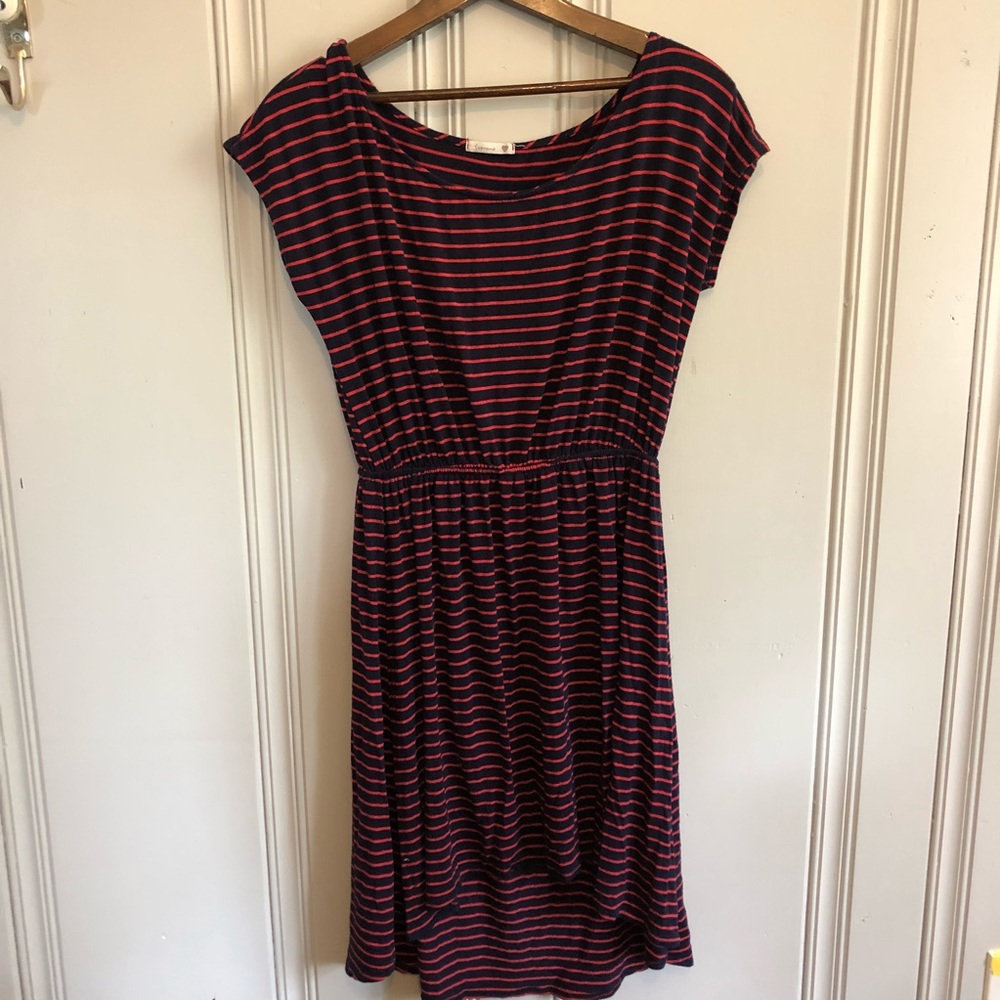 Red and navy striped dress, Soprano L